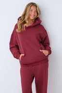 The Mariposa Hoodie-Cranberry