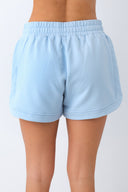 Mariposa Fleece Short-Breeze