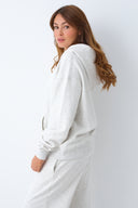 The Mariposa Hoodie-Heather Grey