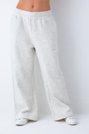 Mariposa Wide Leg Sweatpant-Heather Grey