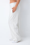Mariposa Wide Leg Sweatpant-Heather Grey