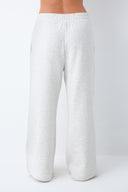 Mariposa Wide Leg Sweatpant-Heather Grey