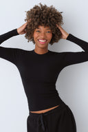FormFlex™ Long Sleeve Top-Carbon