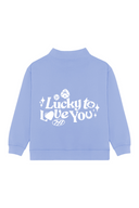 Lucky to Love You Mockneck (White) - Whimsy