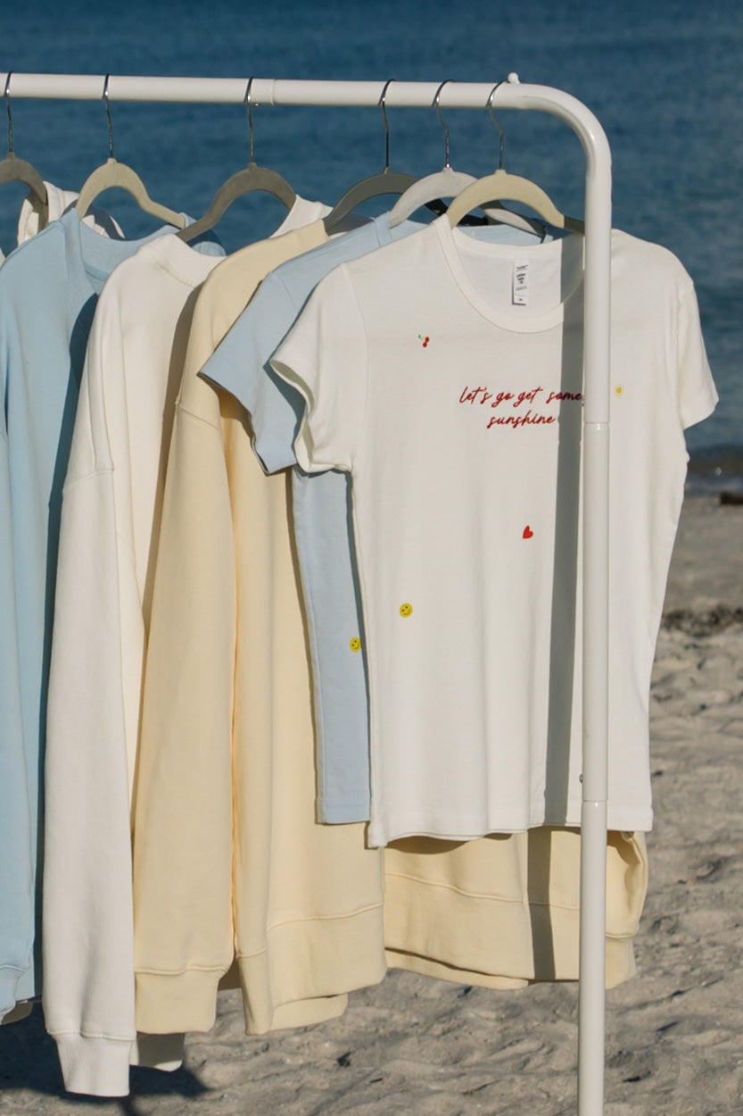 Let's Go Get Some Sunshine Embroidered Tee